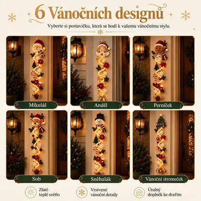 |⏳ Poslední den! Sleva 70 % – 🎄🎅 Svítící vánoční dekorace MerryCascade™ | 6 svátečních motivů ✨