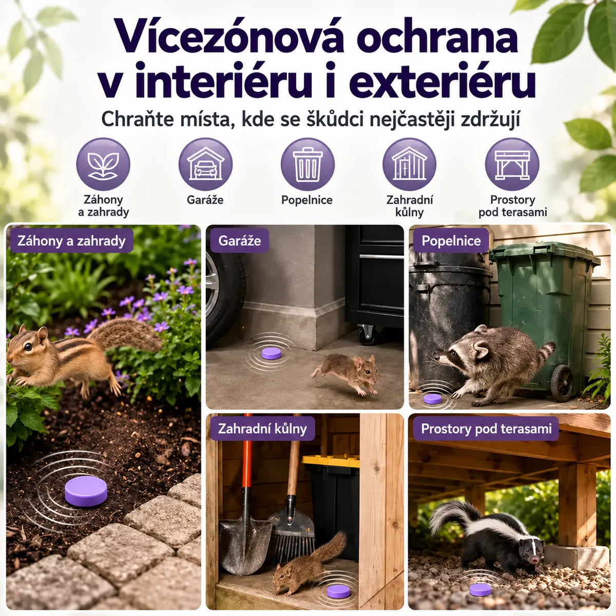 Natural Scented Pest Repellent Pucks – Multi-Pest Protection for Home, Garage & Outdoors