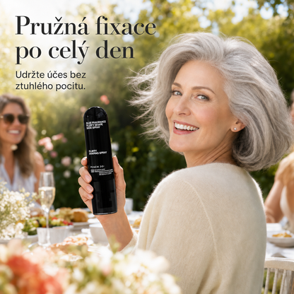 🔥POSLEDNÍ DEN! 70% sleva – 💧Objemový stylingový sprej na vlasy s broskvovou vůní