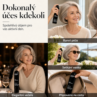 🔥POSLEDNÍ DEN! 70% sleva – 💧Objemový stylingový sprej na vlasy s broskvovou vůní