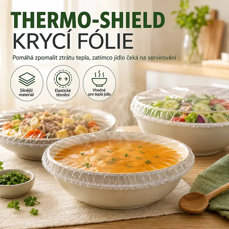 FreshShield™ Elastická sada krytů na potraviny – Udržuje potraviny čerstvé
