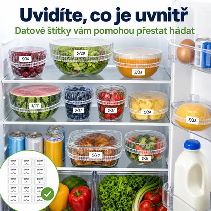 FreshShield™ Elastická sada krytů na potraviny – Udržuje potraviny čerstvé