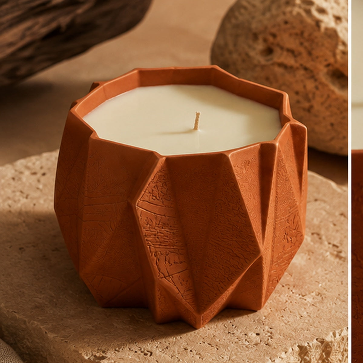Aveirio Ember Atlas Scent Candle lifestyle view