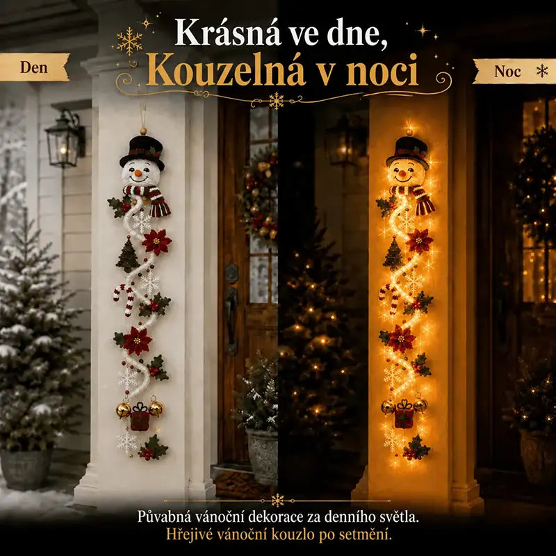 |⏳ Poslední den! Sleva 70 % – 🎄🎅 Svítící vánoční dekorace MerryCascade™ | 6 svátečních motivů ✨